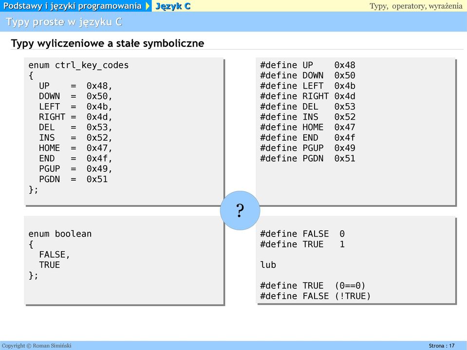 #define UP 0x48 #define DOWN 0x50 #define LEFT 0x4b #define RIGHT 0x4d #define DEL 0x53 #define INS 0x52 #define HOME 0x47 #define