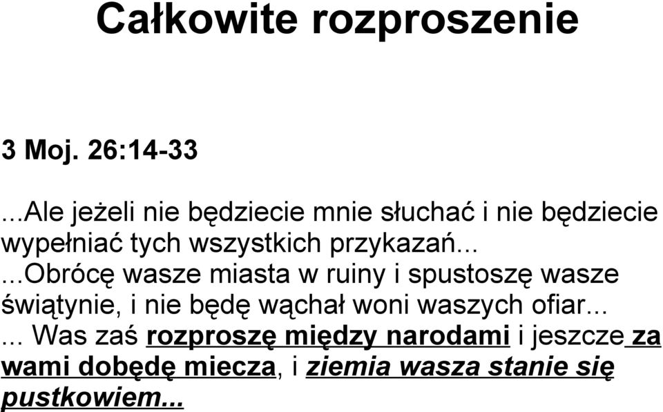 przykazań.