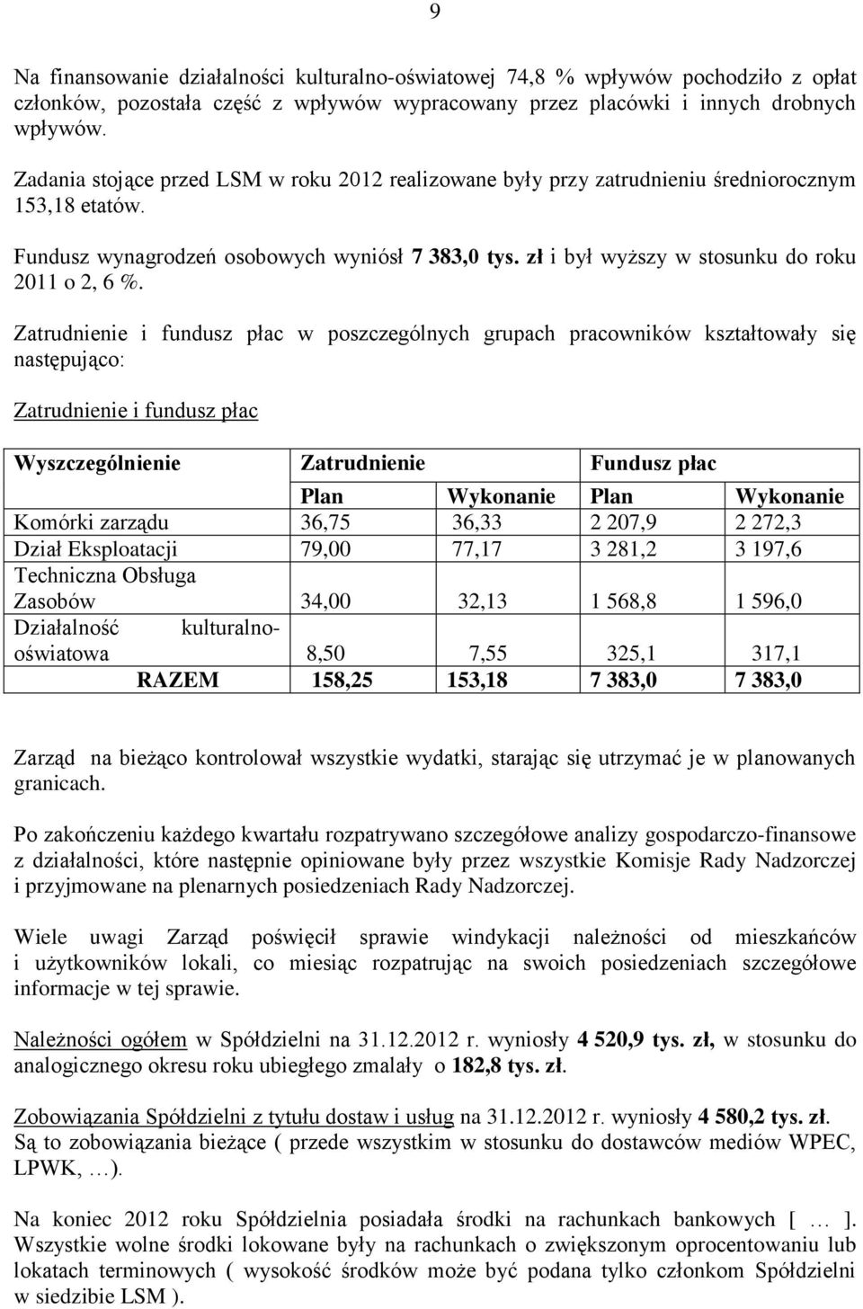 zł i był wyższy w stosunku do roku 2011 o 2, 6 %.