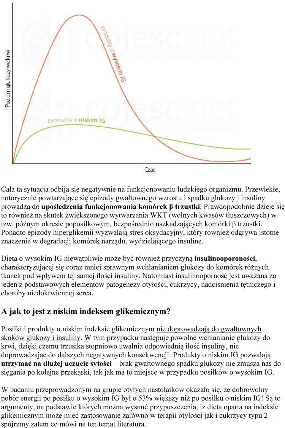 Prawdopodobnie dzieje się to również na skutek zwiększonego wytwarzania WKT (wolnych kwasów tłuszczowych) w tzw. późnym okresie poposiłkowym, bezpośrednio uszkadzających komórki β trzustki.