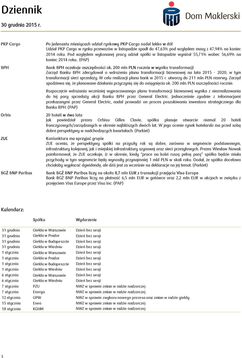 200 mln PLN rocznie w wyniku transformacji Zarząd Banku BPH zdecydował o wdrożeniu planu transformacji biznesowej na lata 2015-2020, w tym transformacji sieci sprzedaży.