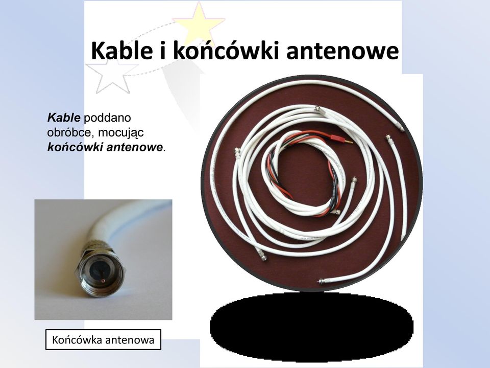 końcówki antenowe.