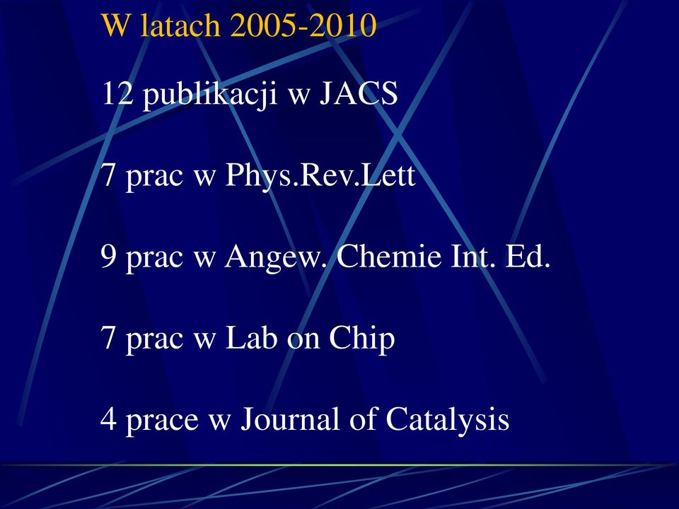 Lett 9 prac w Angew. Chemie Int. Ed.