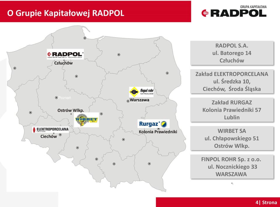 Średzka 10, Ciechów, Środa Śląska Warszawa Zakład RURGAZ Kolonia