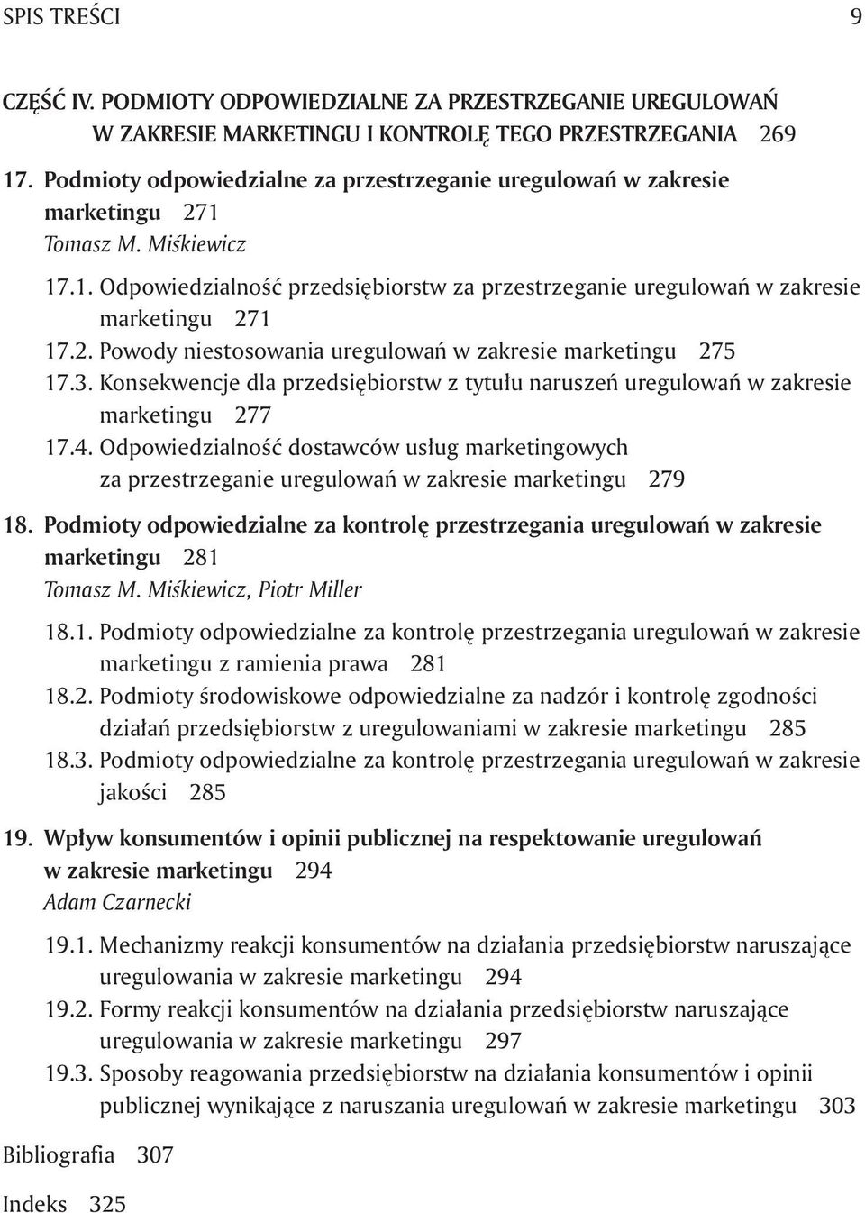 3. Konsekwencje dla przedsiębiorstw z tytułu naruszeń uregulowań w zakresie marketingu 277 17.4.