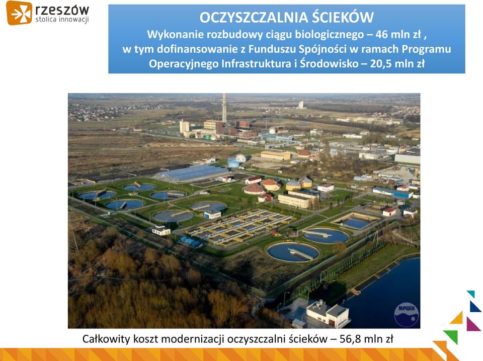 Programu Operacyjnego Infrastruktura i Środowisko 20,5 mln zł