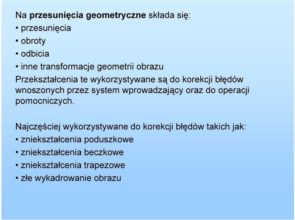 wprowadzający oraz do operacji pomocniczych.