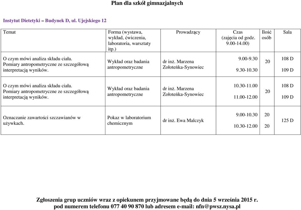 30 20 108 D 109 D O czym mówi analiza składu ciała. Pomiary antropometryczne ze szczegółową interpretacją wyników.