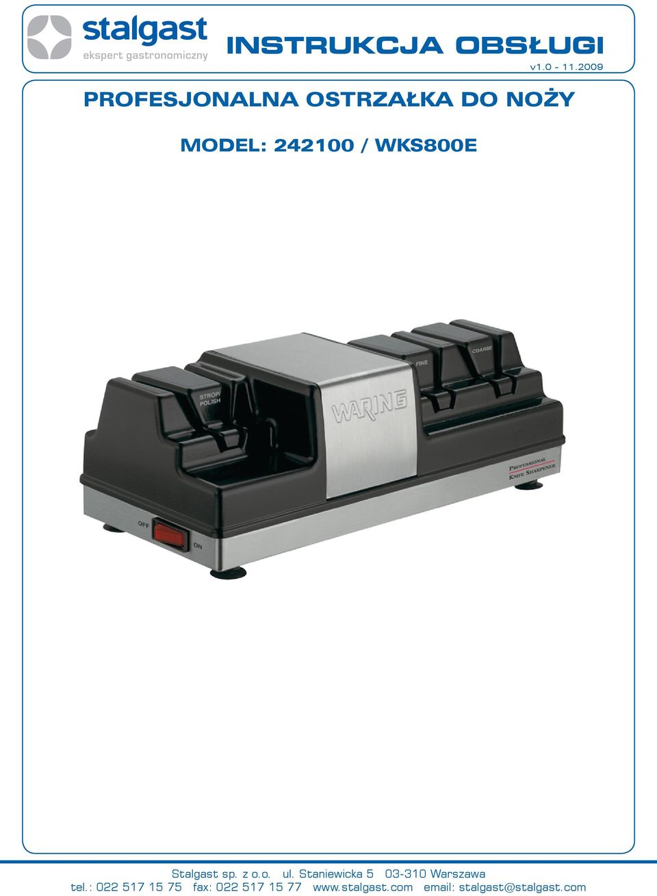 WKS800E Stalgast sp. z o.o. ul.