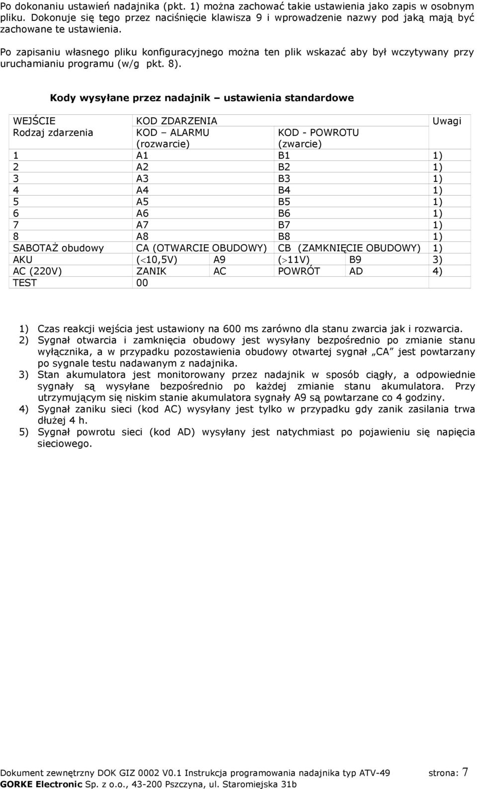 Po zapisaniu własnego pliku konfiguracyjnego można ten plik wskazać aby był wczytywany przy uruchamianiu programu (w/g pkt. 8).