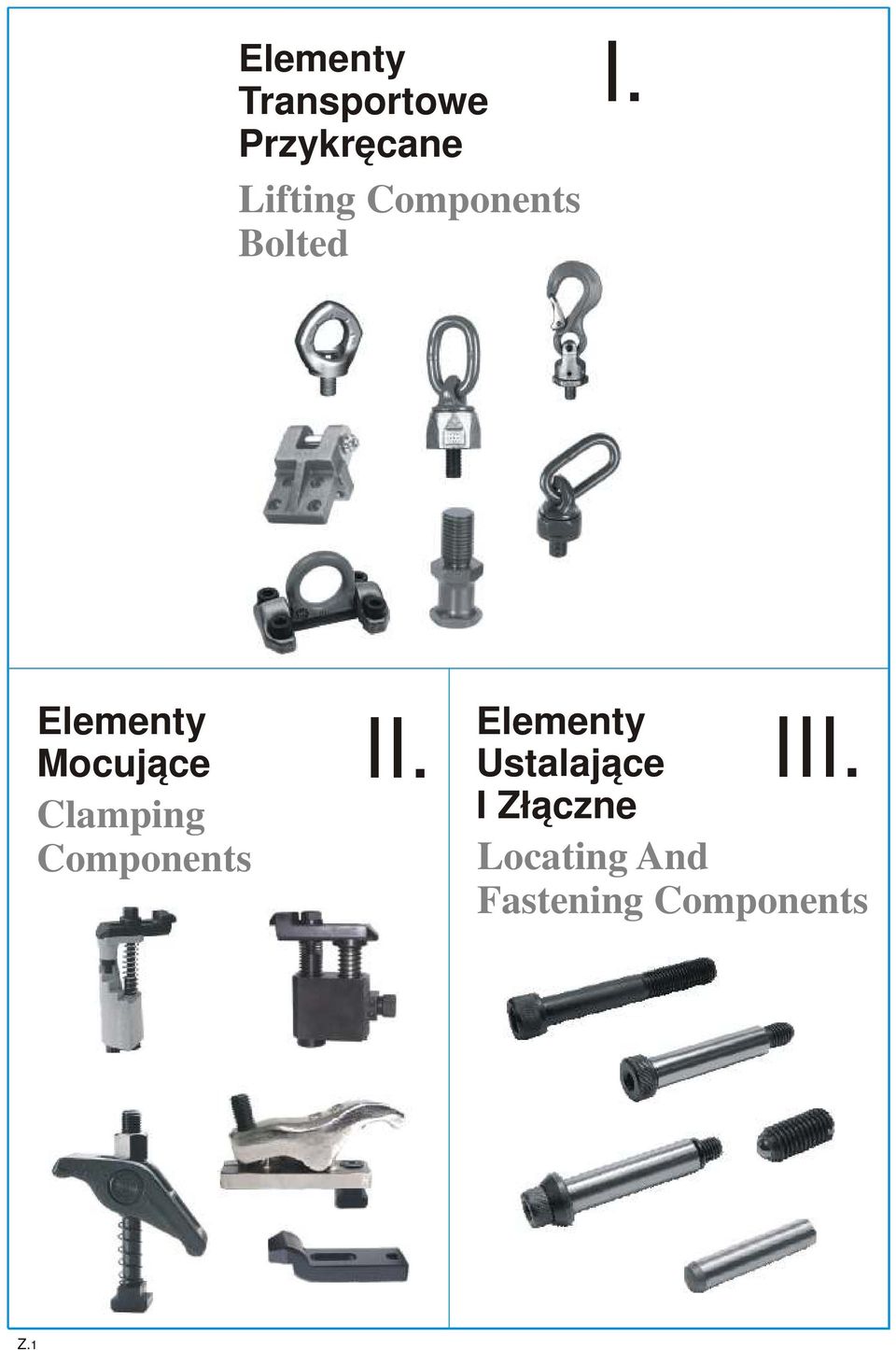 Elementy Mocujące Clamping Components II.