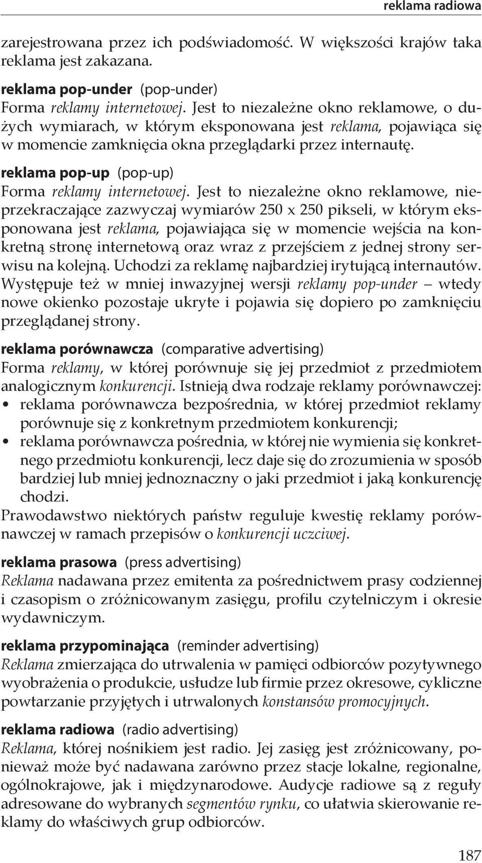 reklama pop-up (pop-up) Forma reklamy internetowej.