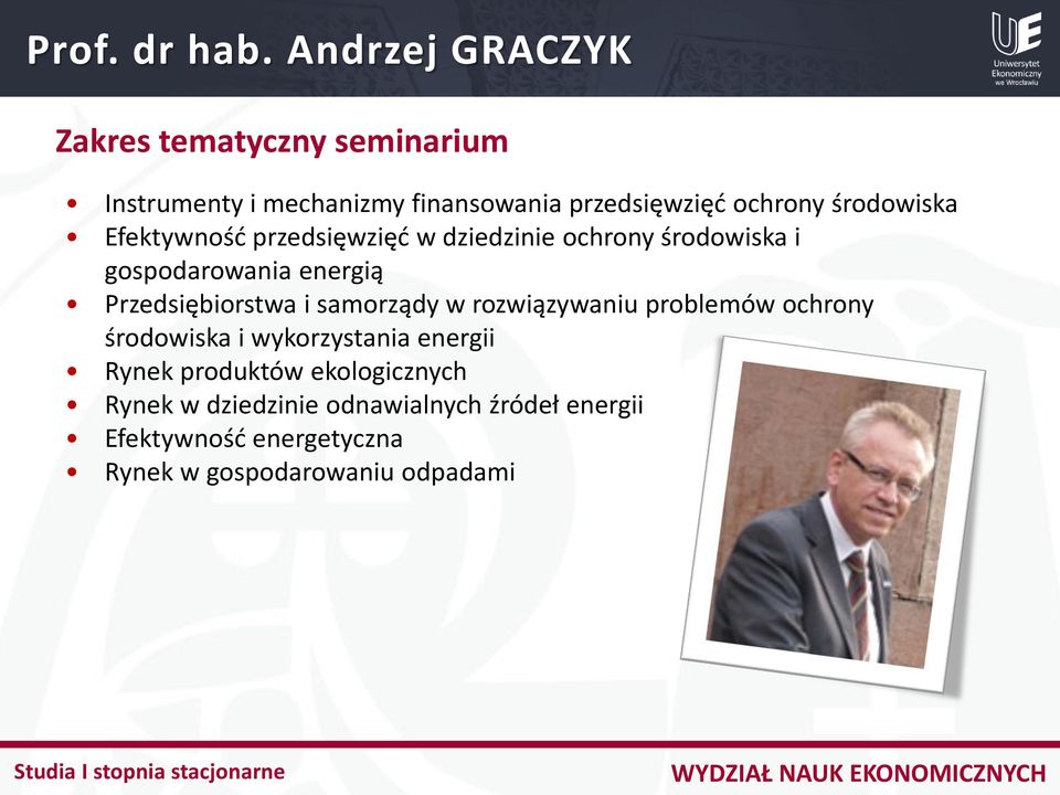 przedsięwzięć w dziedzinie ochrony środowiska i gospodarowania energią Przedsiębiorstwa i samorządy w