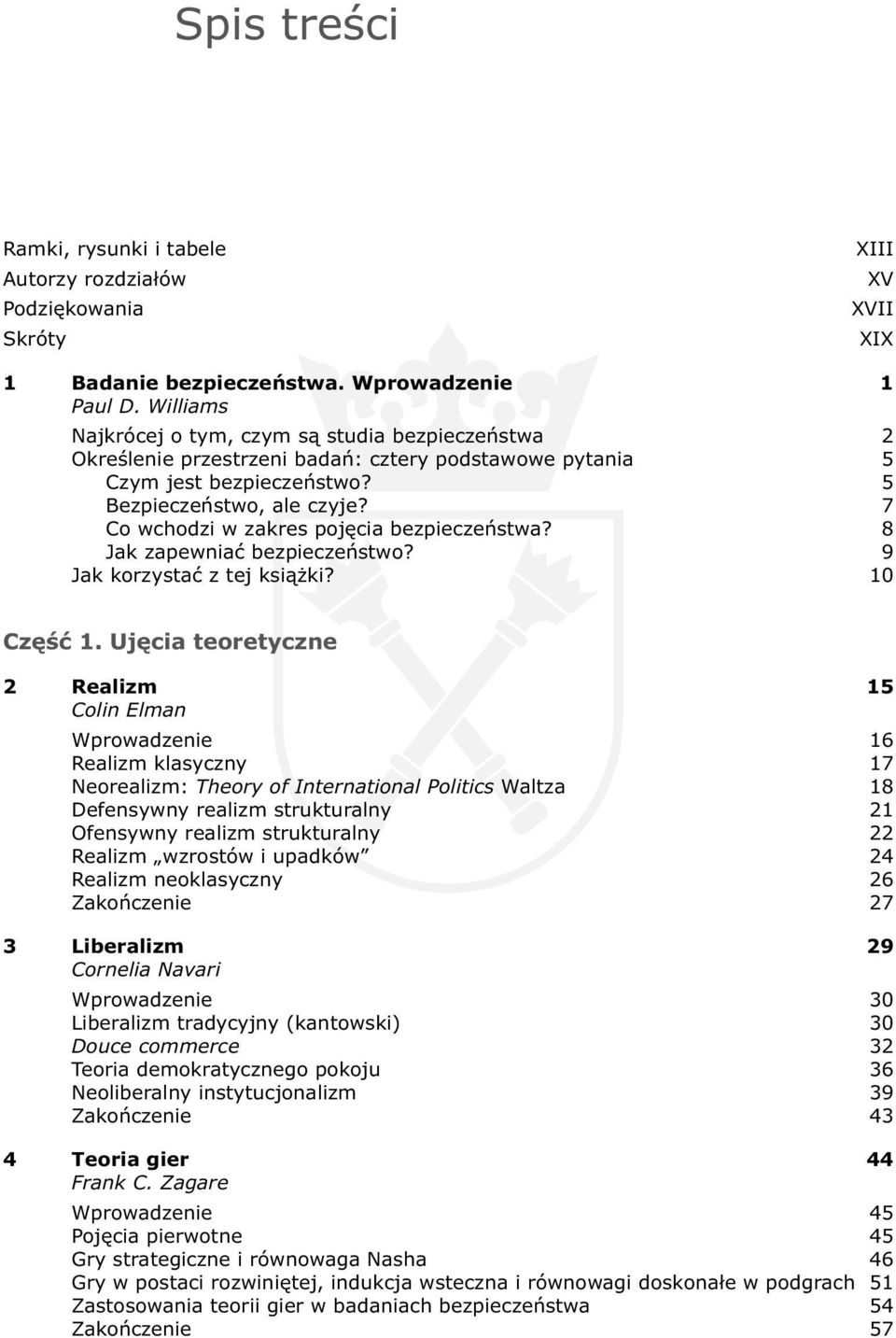 7 Co wchodzi w zakres pojęcia bezpieczeństwa? 8 Jak zapewniać bezpieczeństwo? 9 Jak korzystać z tej książki? 10 Część 1.