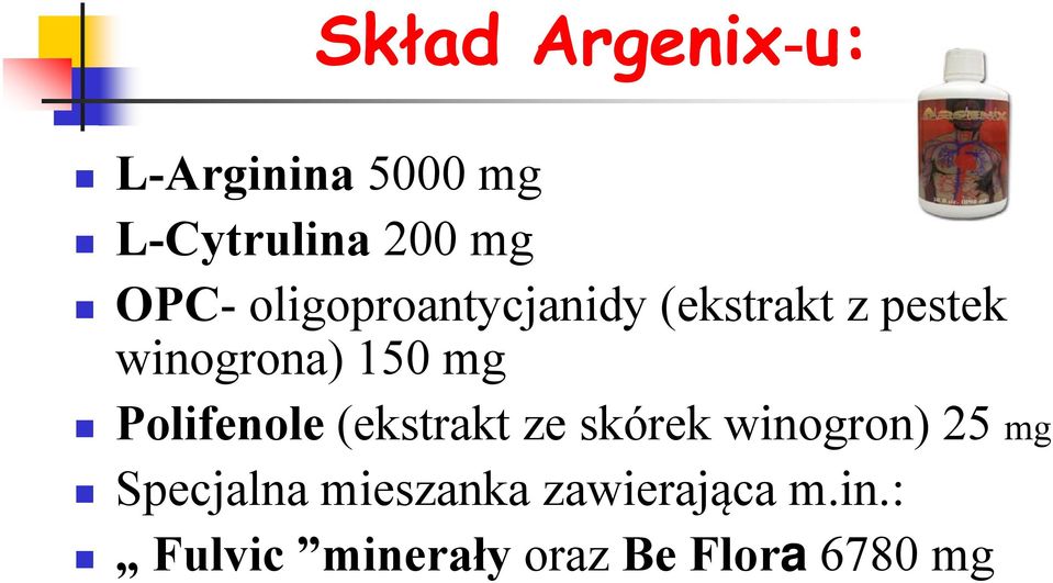 Polifenole (ekstrakt ze skórek winogron) 25 mg Specjalna