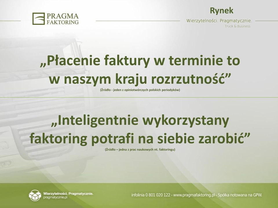 periodyków) Inteligentnie wykorzystany faktoring