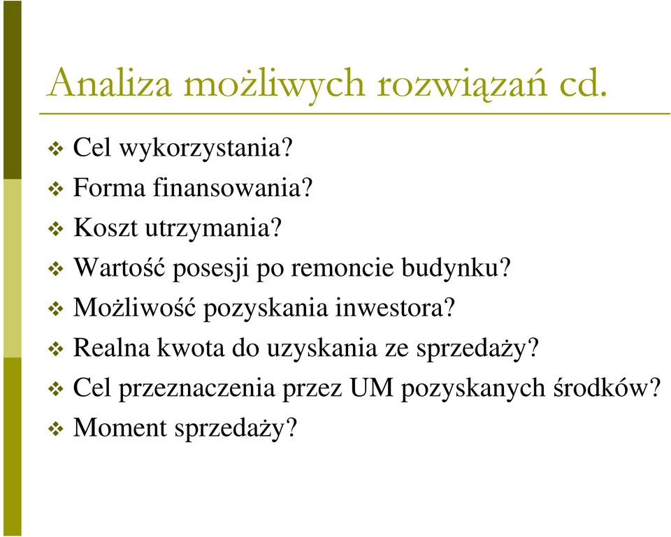 Wartość posesji po remoncie budynku?