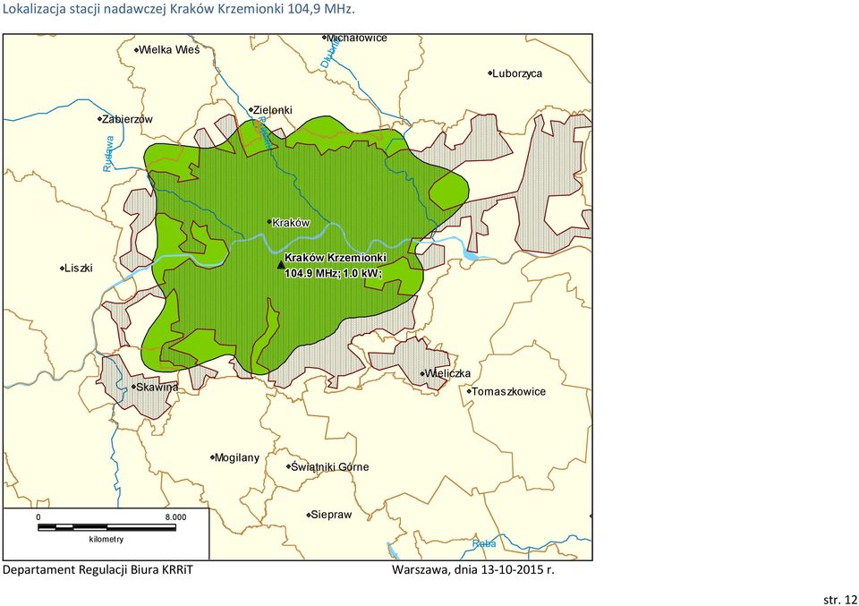 Kraków Krzemionki 14.9 MHz; 1.