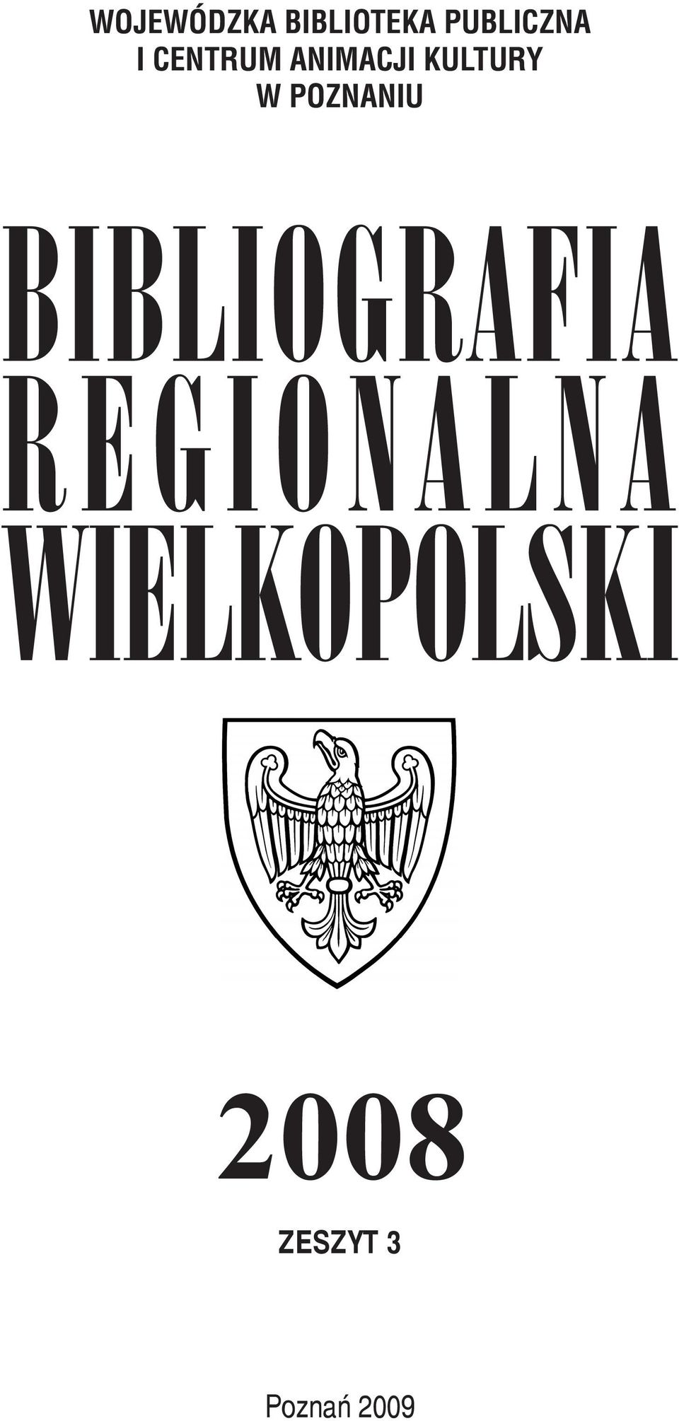 POZNANIU BIBLIOGRAFIA REGIONALNA