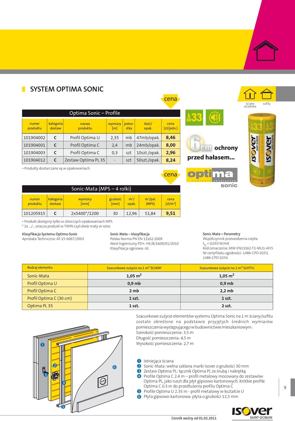 .. Produkty dostarczane są w opakowaniach. Sonic-Mata (MPS 4 rolki) pal. 10105915 x5400*/ 30 1,96 51,84 9,51 Produkt dostępny tylko w zbiorczych opakowaniach MPS.