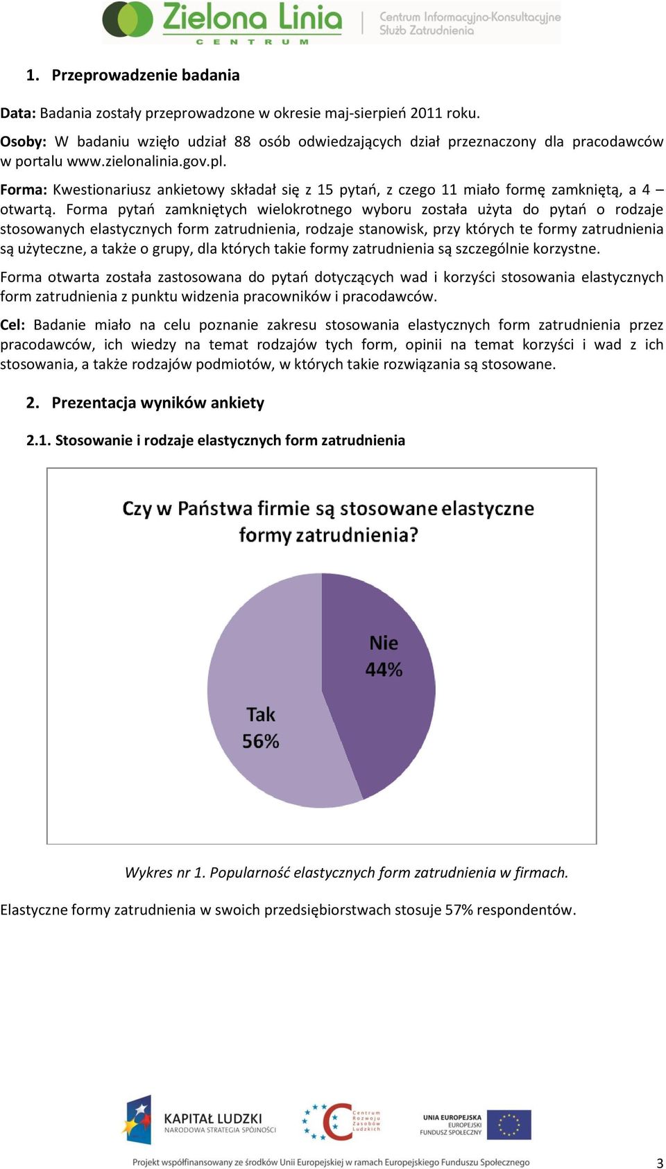 Forma: Kwestionariusz ankietowy składał się z 15 pytań, z czego 11 miało formę zamkniętą, a 4 otwartą.