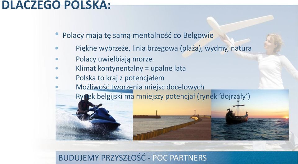 upalne lata Polska to kraj z potencjałem Możliwość tworzenia miejsc docelowych