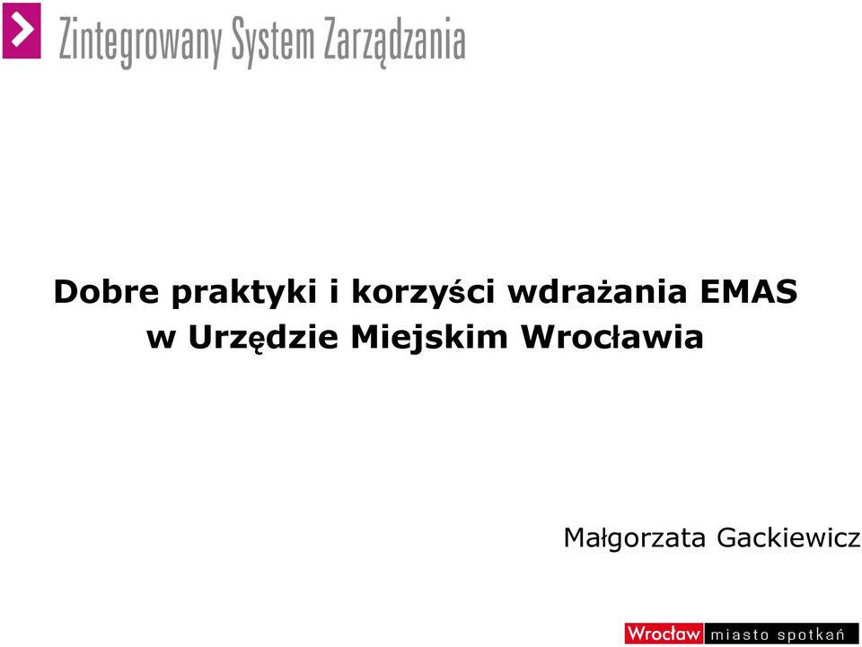 EMAS w Urzędzie