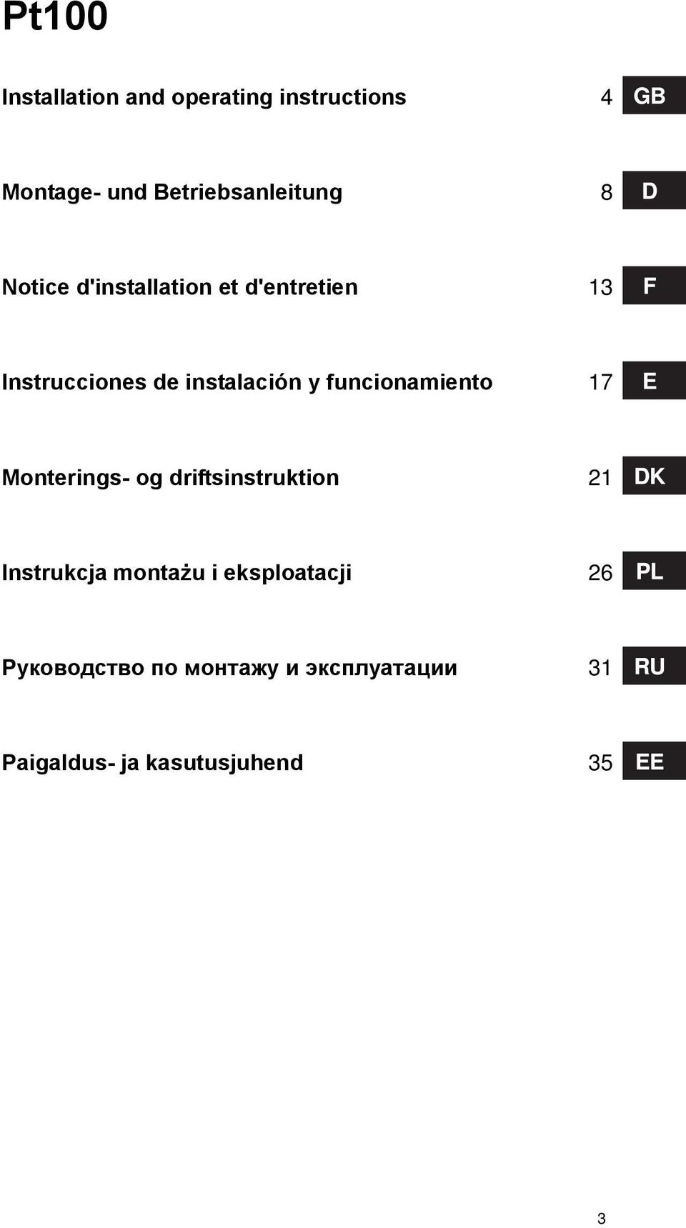 funcionamiento 17 Monterings- og driftsinstruktion 21 Instrukcja montażu i