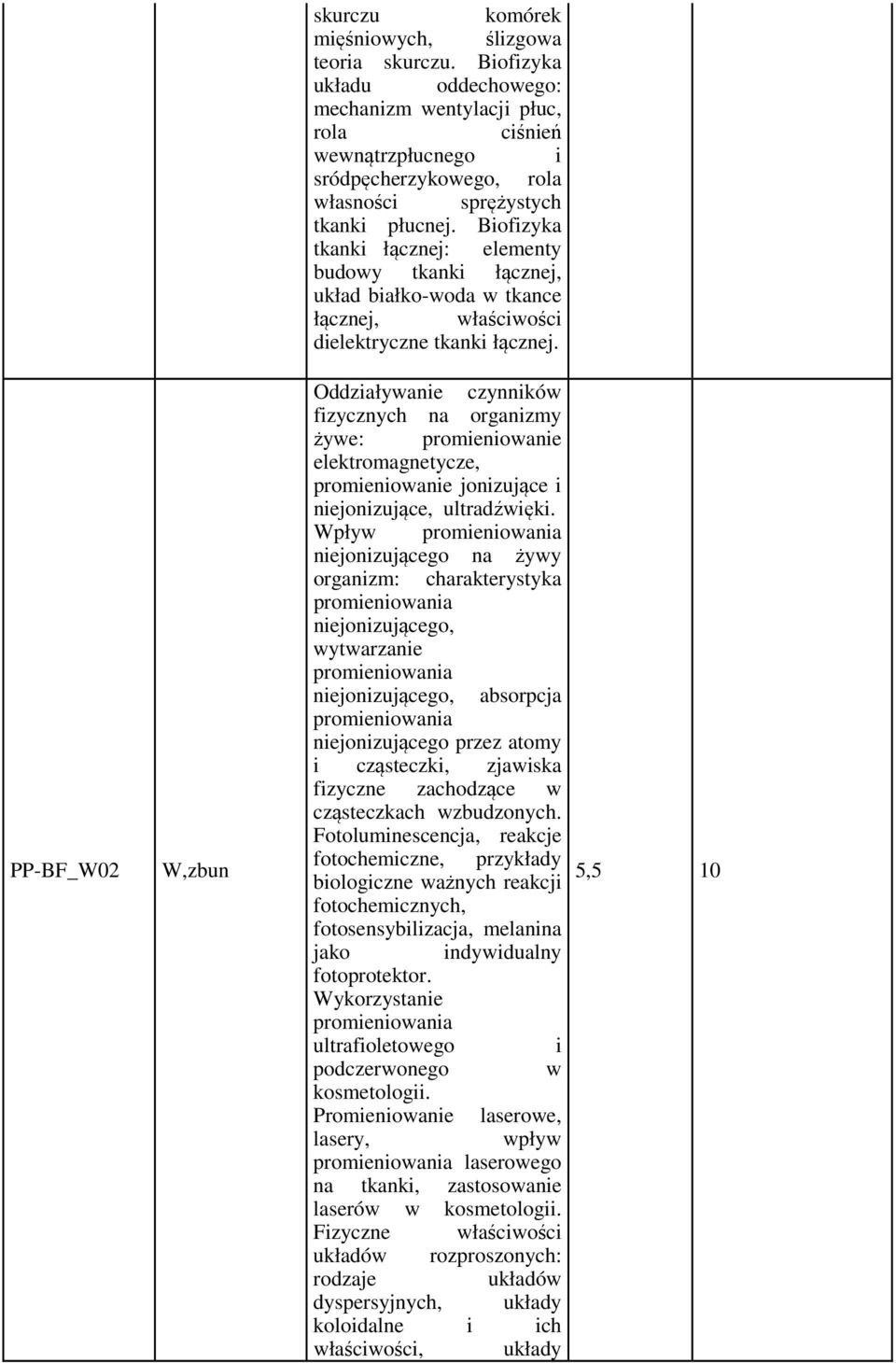 Biofizyka tkanki łącznej: elementy budowy tkanki łącznej, układ białko-woda w tkance łącznej, właściwości dielektryczne tkanki łącznej.