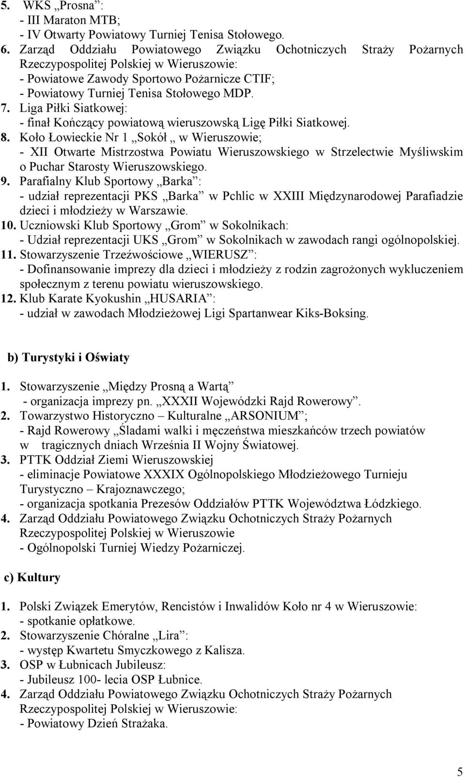 Liga Piłki Siatkowej: - finał Kończący powiatową wieruszowską Ligę Piłki Siatkowej. 8.