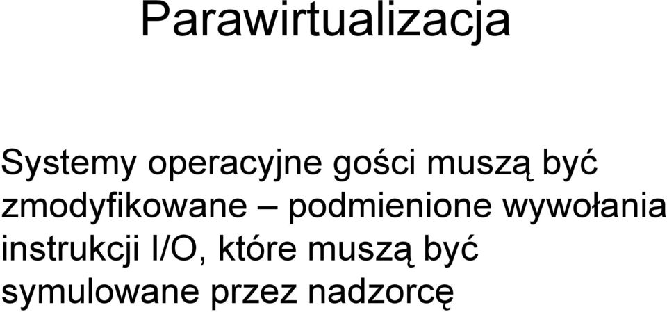 podmienione wywołania instrukcji