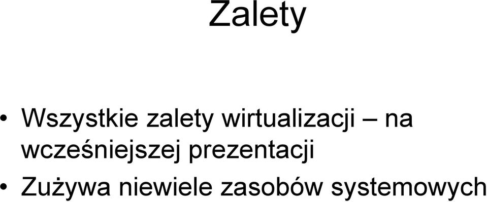 wcześniejszej prezentacji