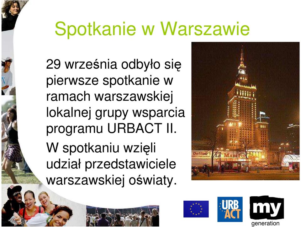 lokalnej grupy wsparcia programu URBACT II.