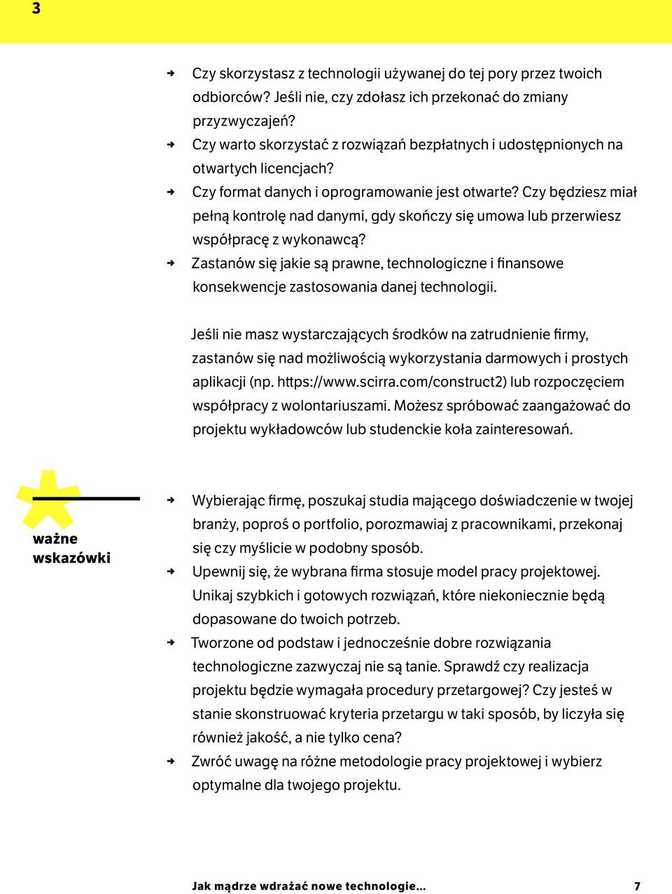 Czy będziesz miał pełną kontrolę nad danymi, gdy skończy się umowa lub przerwiesz współpracę z wykonawcą?