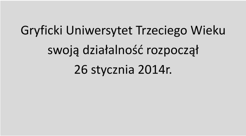 swoją działalność