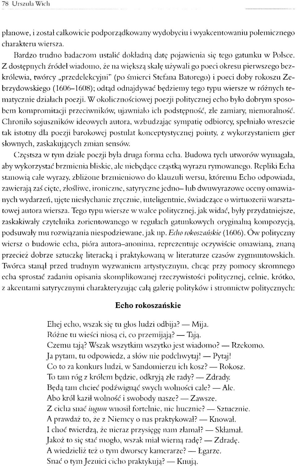 odtąd odnajdywać będziemy tego typu wiersze w różnych tematycznie działach poezji.