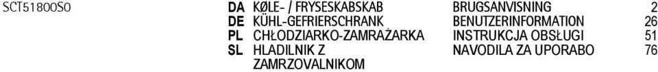 BENUTZERINFORMATION 26 PL CHŁODZIARKO-ZAMRAŻARKA