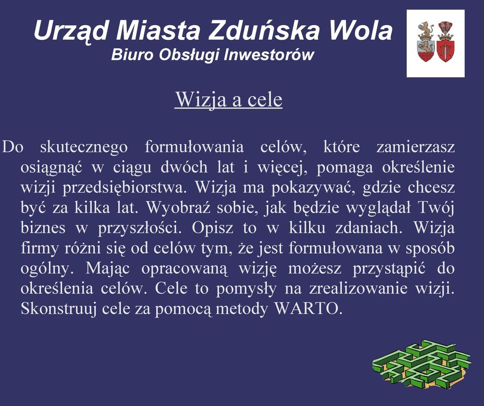 Wyobraź sobie, jak będzie wyglądał Twój biznes w przyszłości. Opisz to w kilku zdaniach.