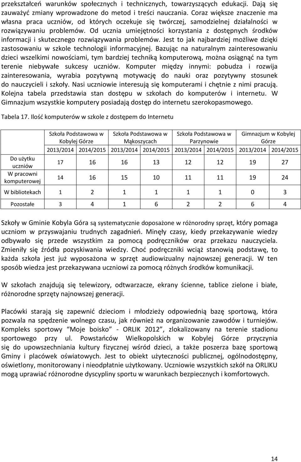 Od ucznia umiejętności korzystania z dostępnych środków informacji i skutecznego rozwiązywania problemów. Jest to jak najbardziej możliwe dzięki zastosowaniu w szkole technologii informacyjnej.