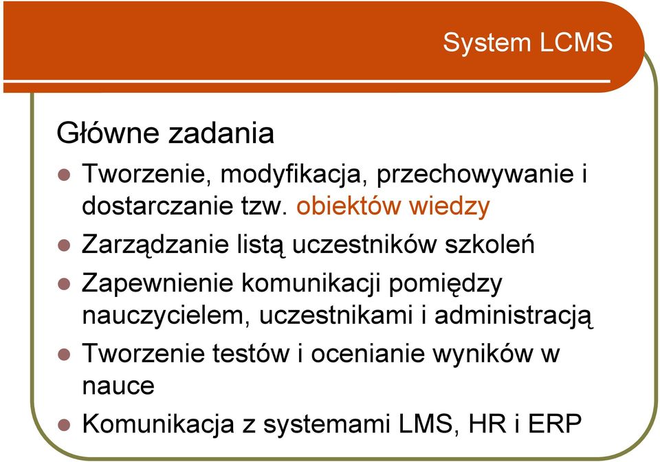 Zarządzanie listą uczestników szkoleń!