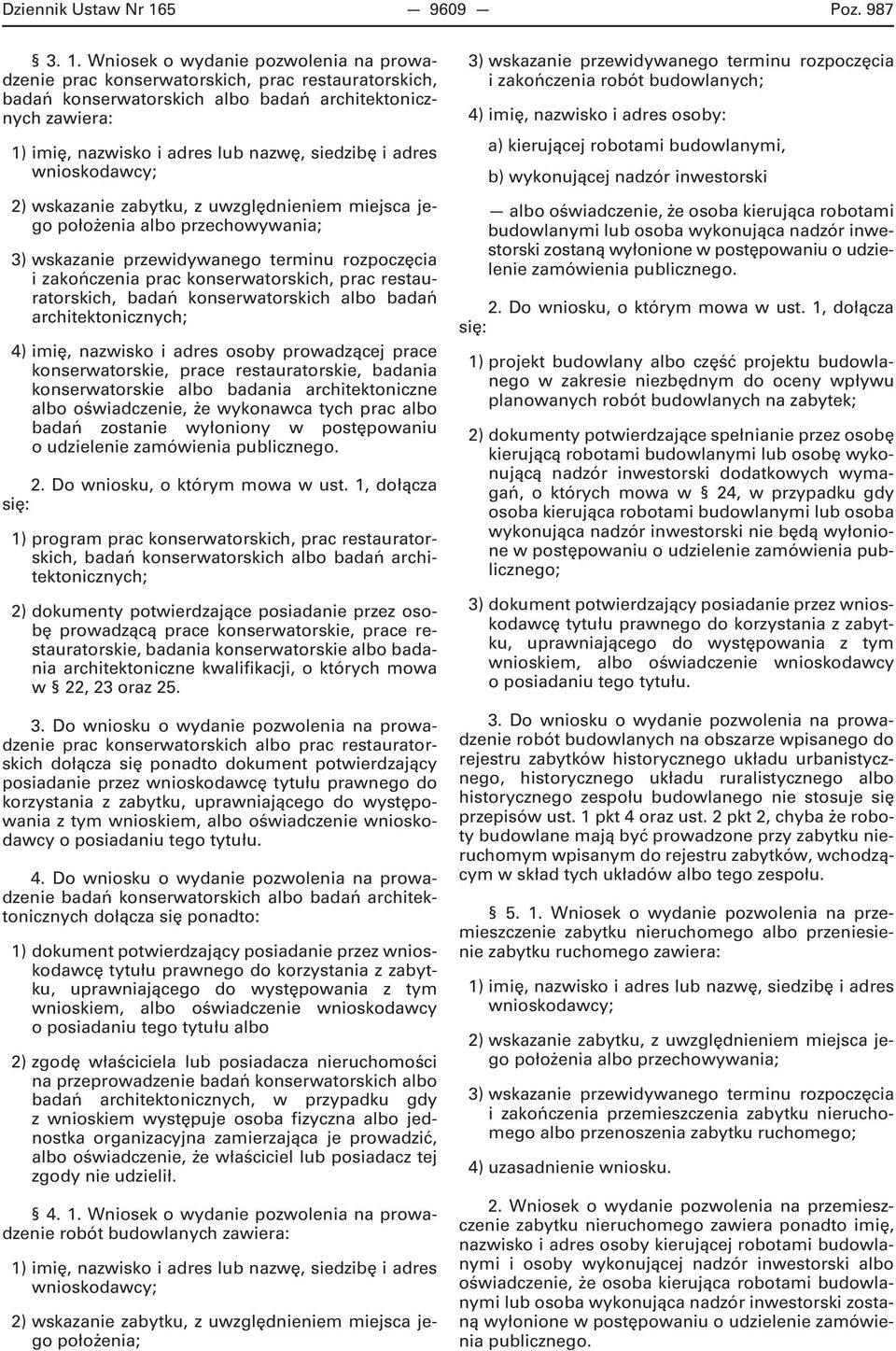 Wniosek o wydanie pozwolenia na prowadzenie prac konserwatorskich, prac restauratorskich, badań konserwatorskich albo badań architektonicznych i zakończenia prac konserwatorskich, prac