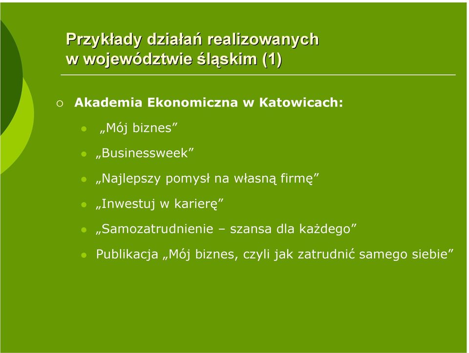 Najlepszy pomysł na własną firmę Inwestuj w karierę