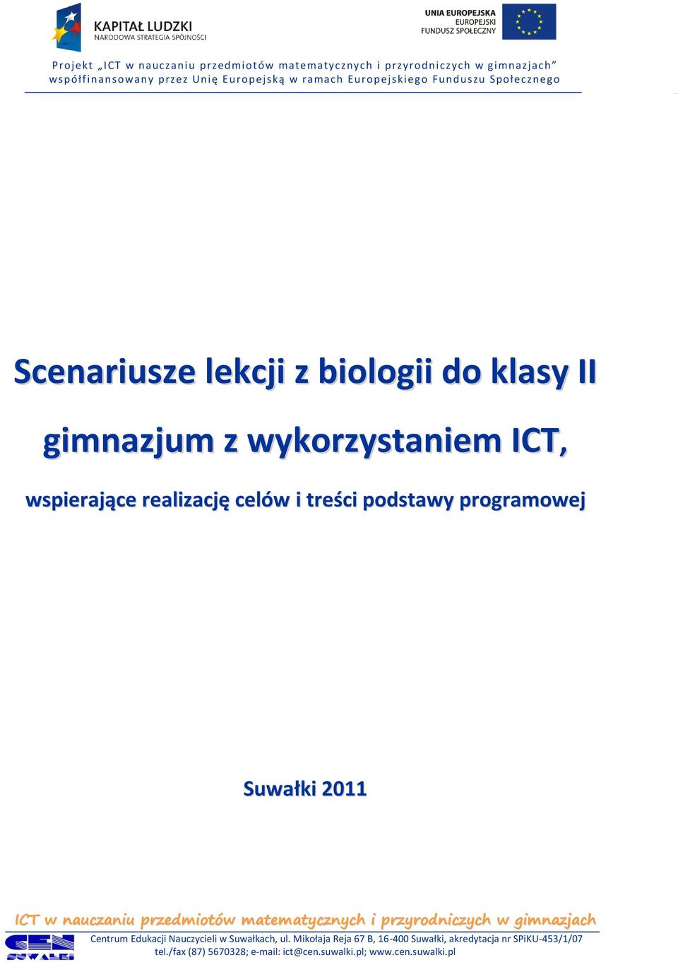 wykorzystaniem ICT, wspierające