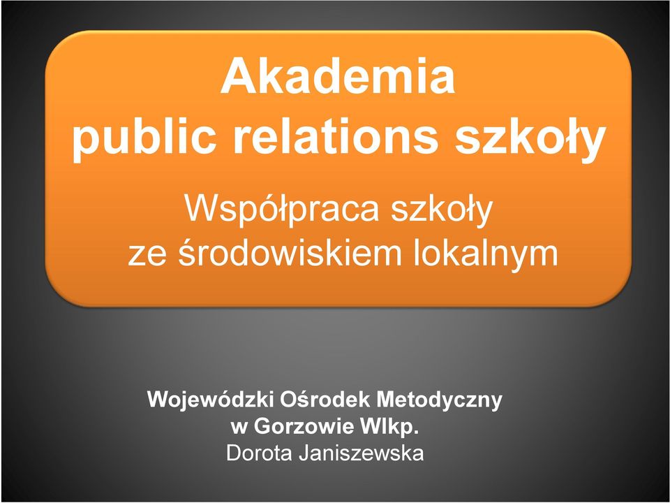 lokalnym Wojewódzki Ośrodek