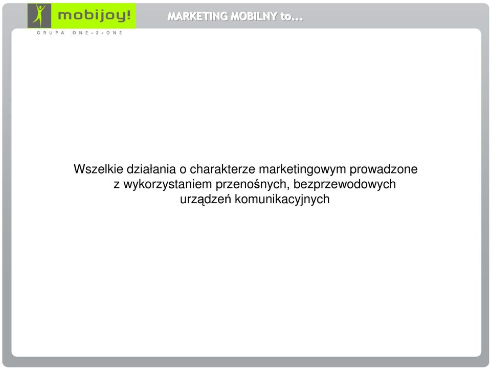 marketingowym prowadzone z