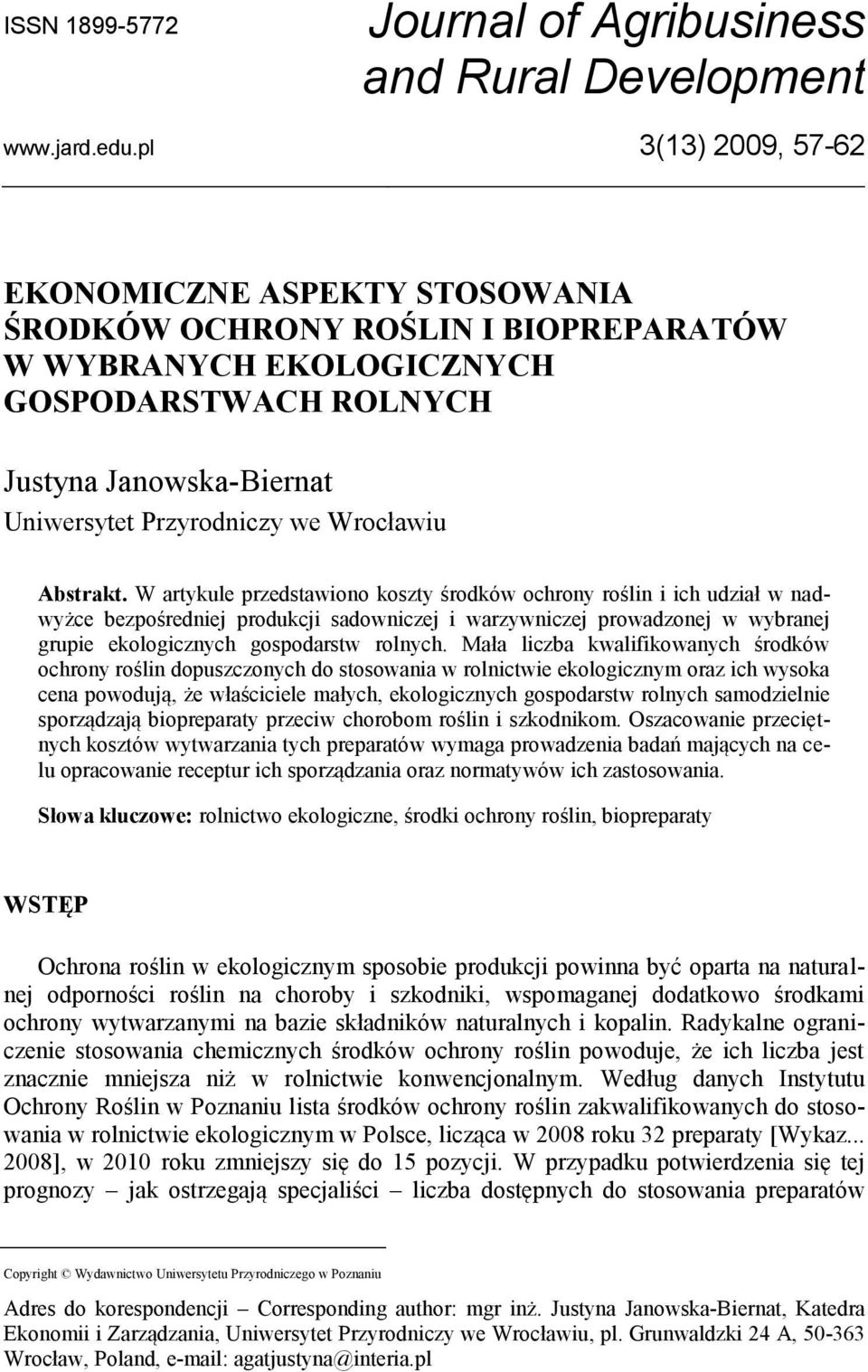 Wrocławiu Abstrakt.