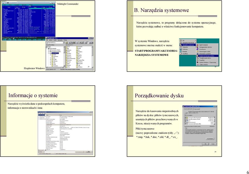 wyświetla dane o podzespołach komputera, informacje o sterownikach i inne.