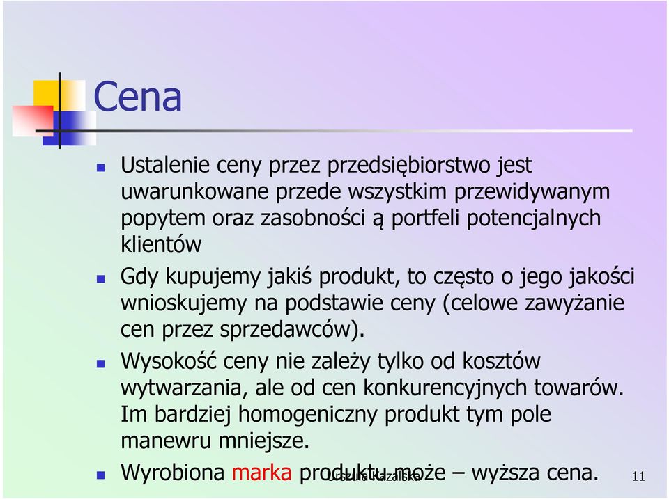 (celowe zawyżanie cen przez sprzedawców).