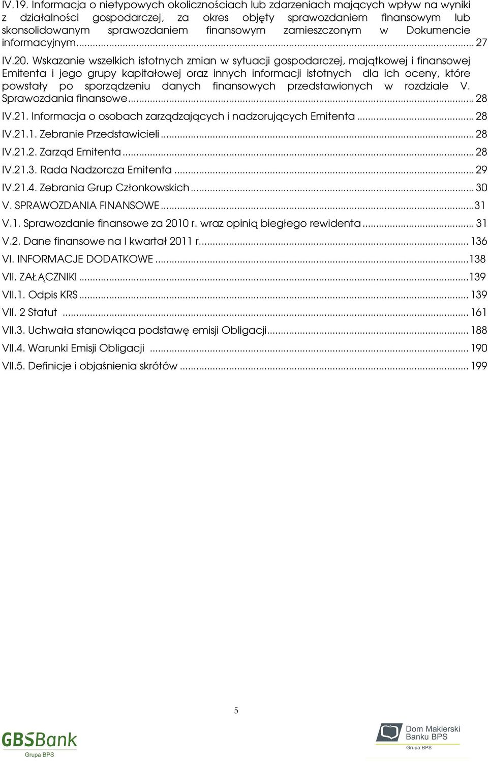 zamieszczonym w Dokumencie informacyjnym... 27 IV.20.