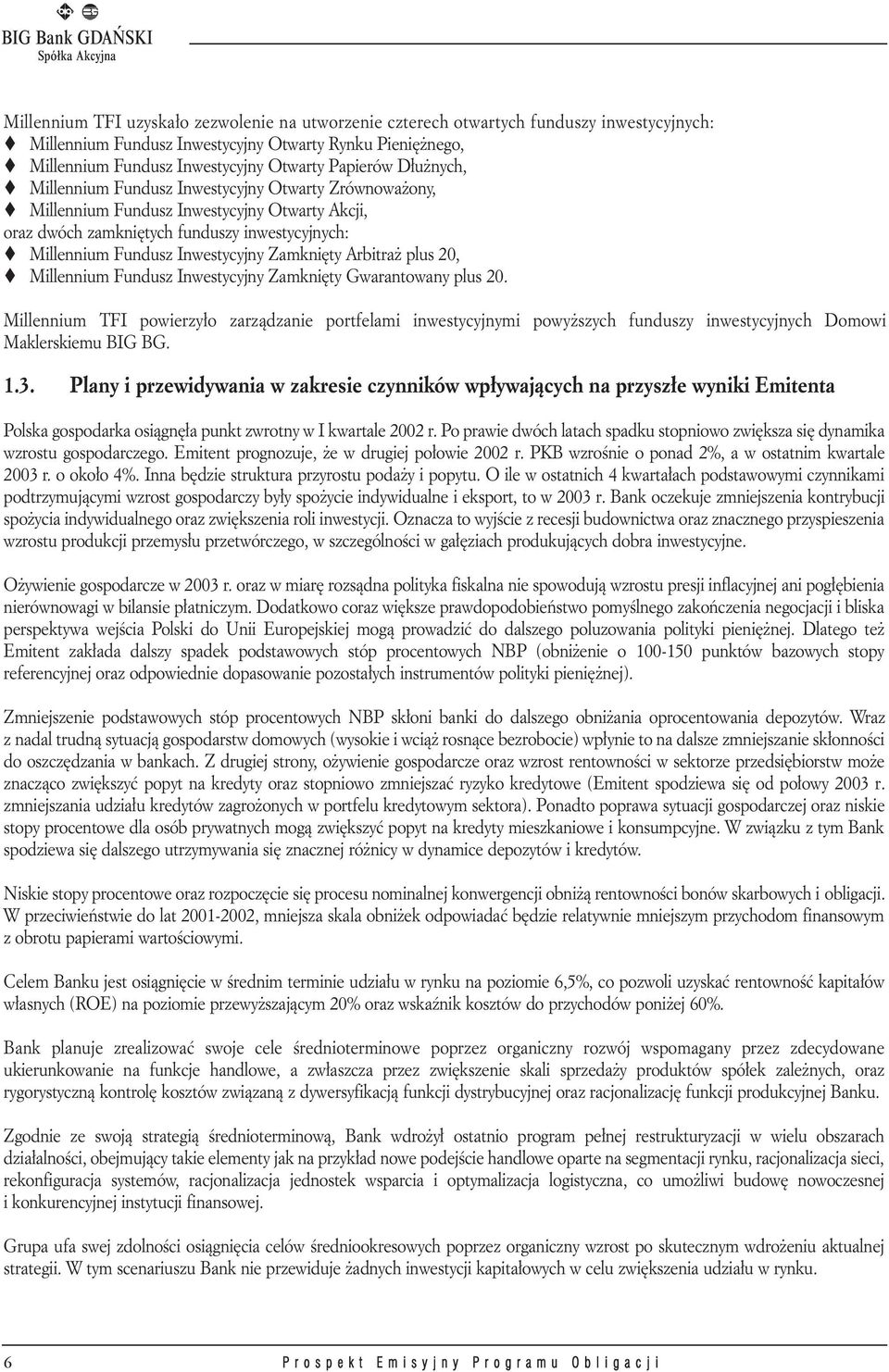 Zamknięty Arbitraż plus 20, Millennium Fundusz Inwestycyjny Zamknięty Gwarantowany plus 20.